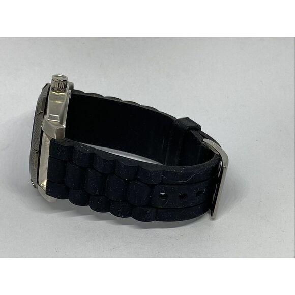 Fossil PR5409 Men's Black Silicone Analog Black Dial Quartz Genuine Watch JK2 - Picture 9 of 12